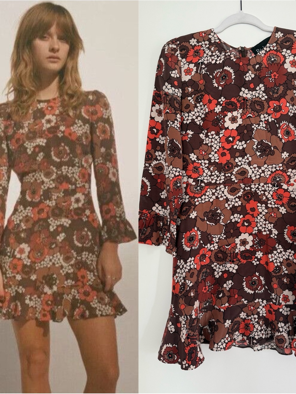 Realisation Par Mary Jane Mini Dress in Shrooms